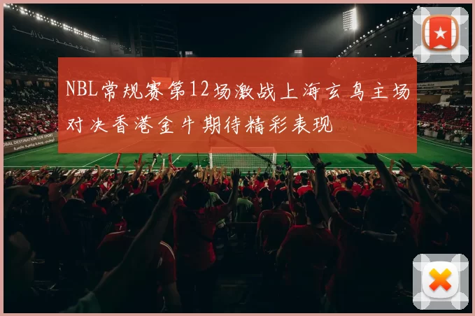 NBL常规赛第12场激战上海玄鸟主场对决香港金牛期待精彩表现